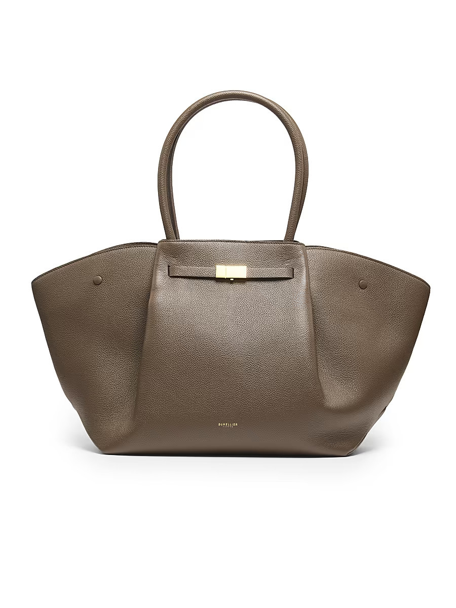 Women's New York Tote Bag - Deep Olive Grain | Saks Fifth Avenue