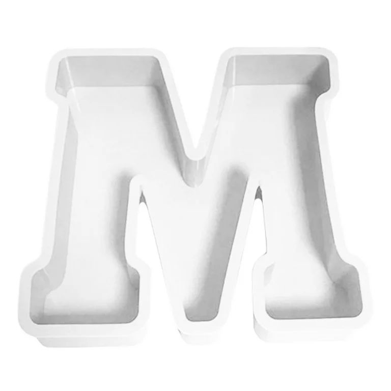 Naioewe Large Letter Silicone Cake Molds,  DIY Alphabet Cake Molds m For Baking Hand Wash | Walmart (US)