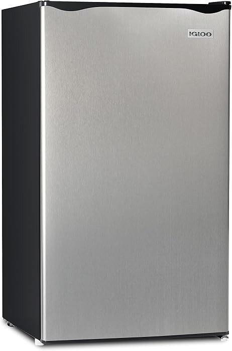 Igloo 3.2 Cu.Ft. Single Door Compact Refrigerator with Freezer - Slide Out Glass Shelf, Perfect f... | Amazon (US)