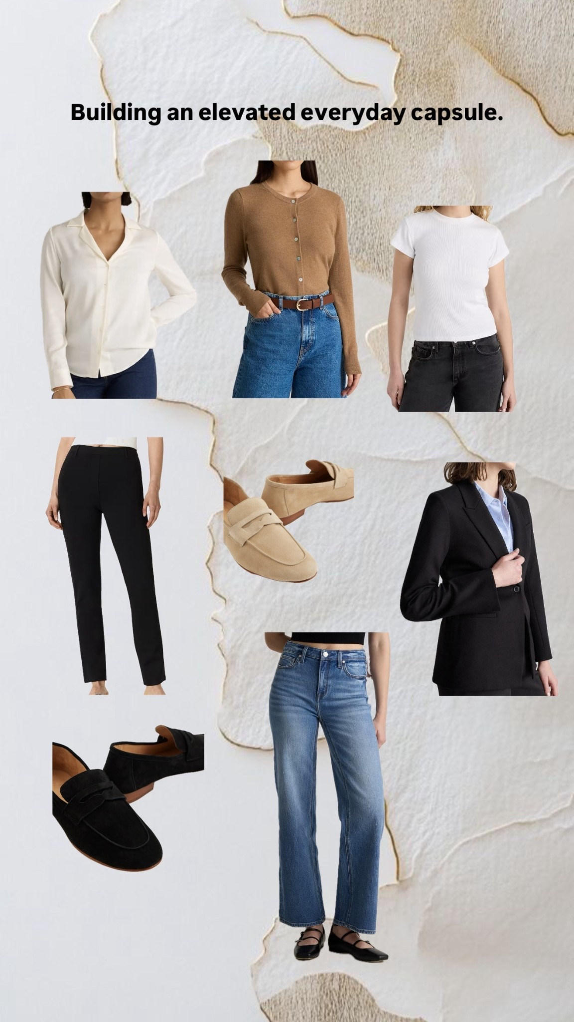 Curating an elevated everyday capsule. Sharing the pieces I’m adding this season.


Quince sometimes redirects to the homepage — just search the item name 🤍