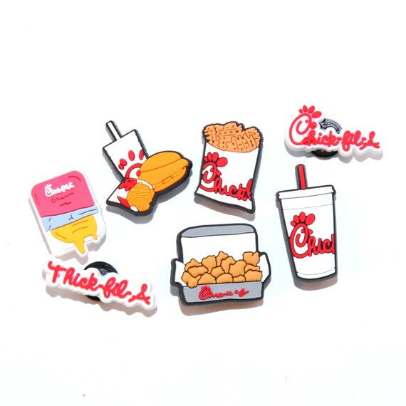 Chick-fil-A shoe charms | Etsy (US)