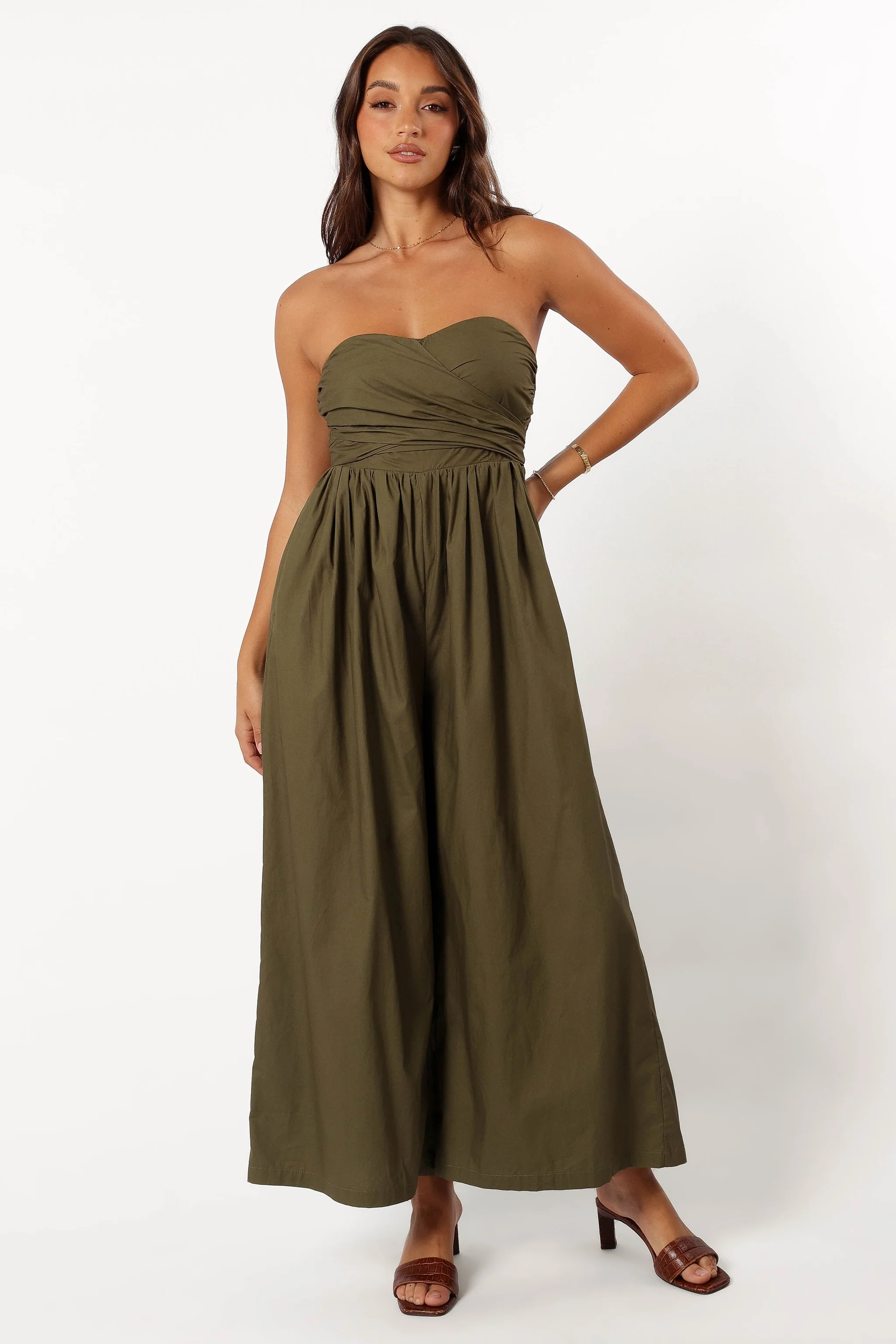 Marias Jumpsuit - Deep Olive | Petal & Pup (US)