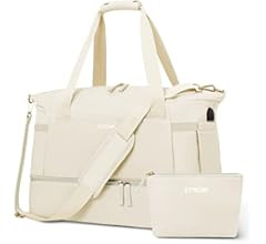 Amazon.com | Gym Bag for Women, Sports Travel Duffel Bag with USB Charging Port, Weekender Overnight | Amazon (US)