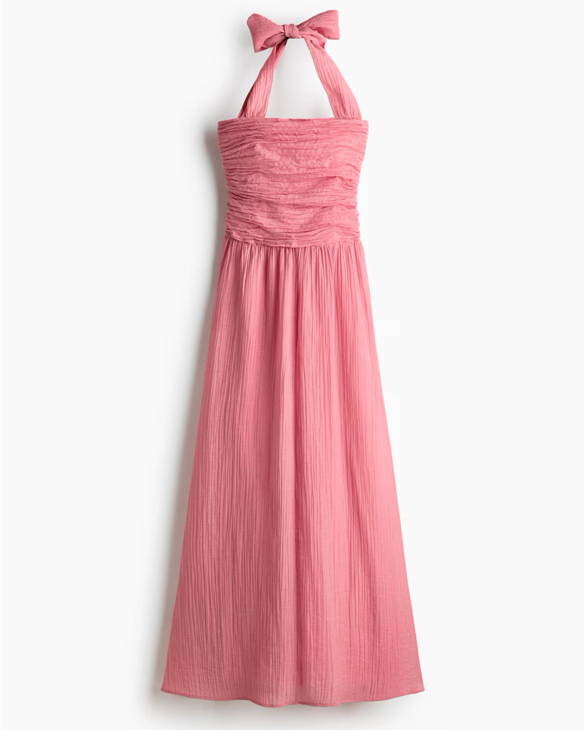 Pink halter neck dress 
Spring wedding guest dress 

#LTKSeasonal