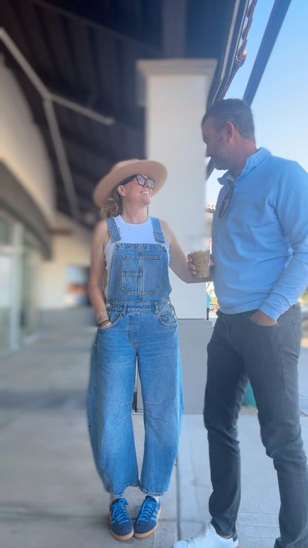 Free People barrel overalls are perfect for a coffee date. 

#LTKfamily #LTKstyletip #LTKFestival