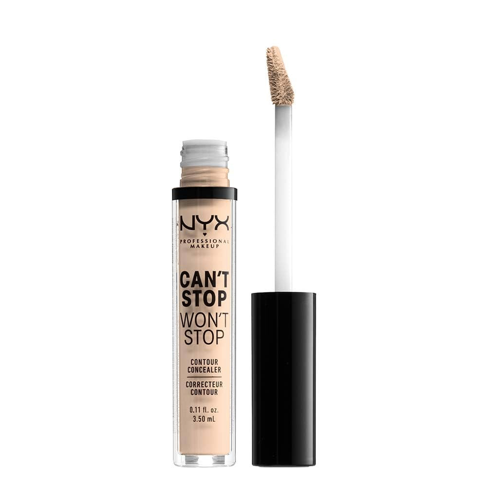 NYX PROFESSIONAL MAKEUP Can't Stop Won't Stop Contour Concealer, 24h Full Coverage Matte Finish -... | Amazon (US)