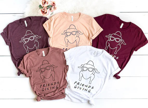 Friendsgiving Shirts,Funny Monica Turkey Shirt, Friends Thanksgiving Shirts, Friendsgiving Dinner... | Etsy (US)