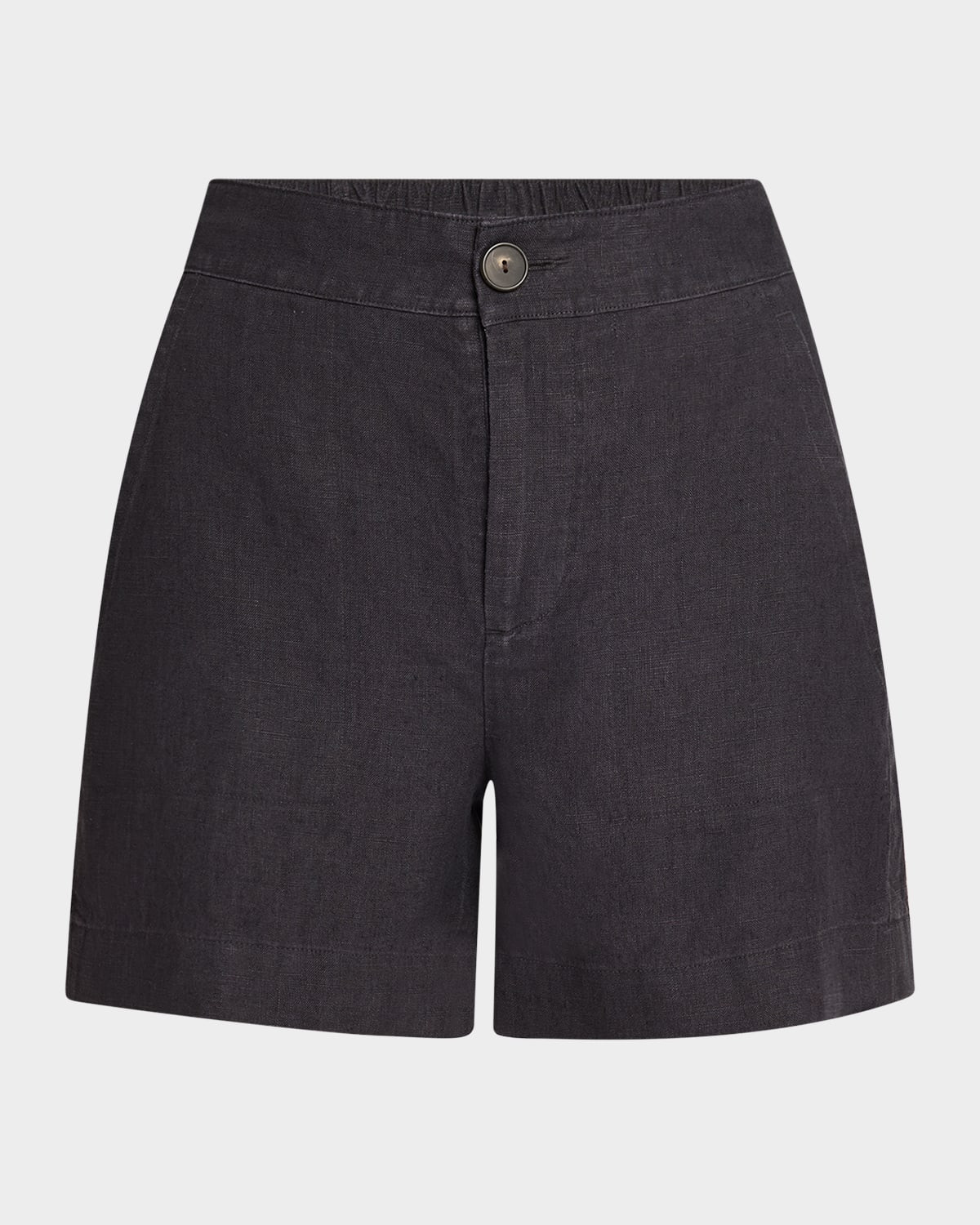 Mid-Rise Hemp Shorts | Neiman Marcus