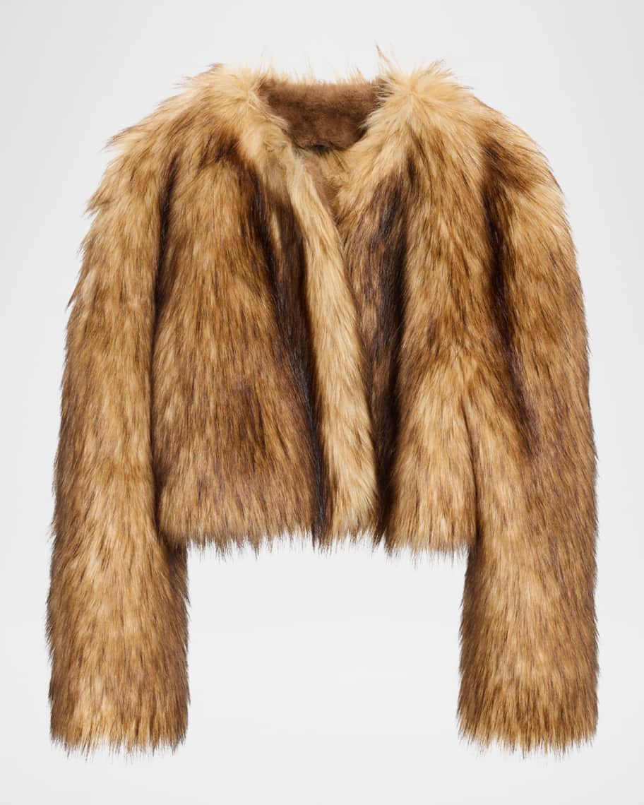Gina Faux Fur Jacket | Neiman Marcus