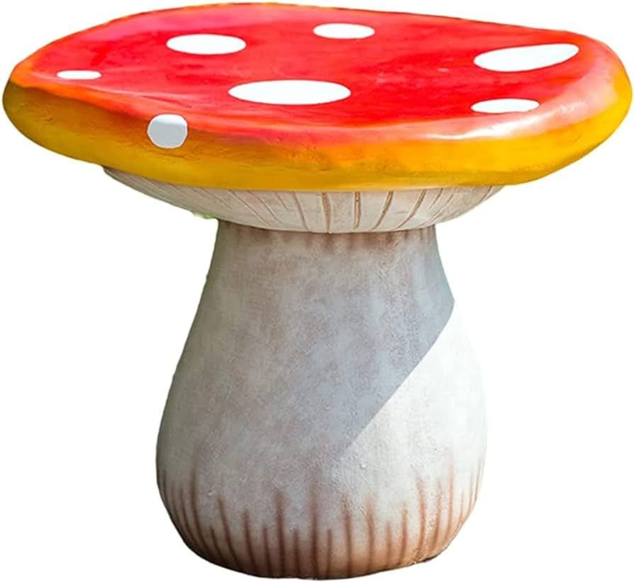 SAZDFY Outdoor Garden Mushroom Table Stool Statues,Resin Creative Landscape Sculpture Decoration,... | Amazon (US)