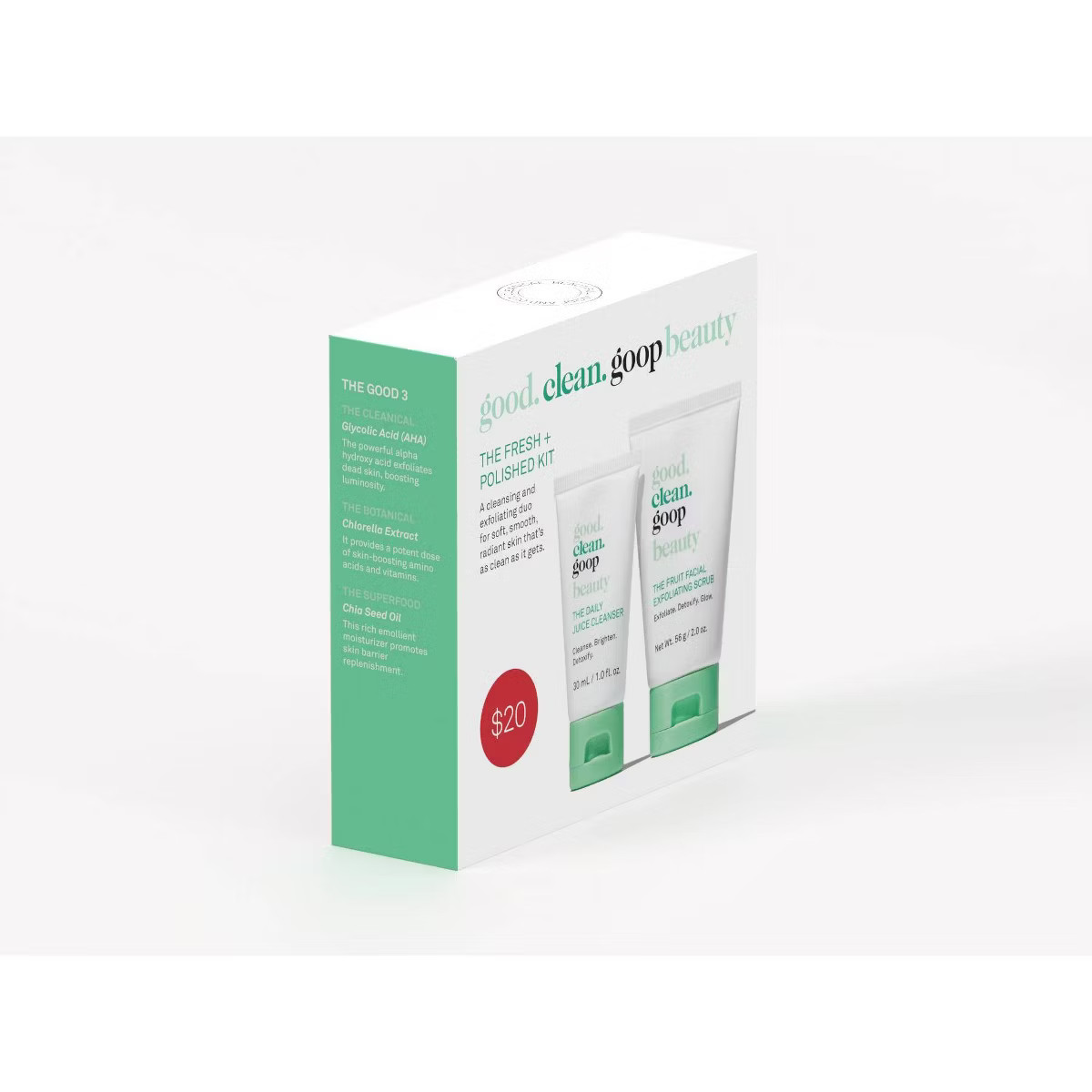 good.clean.goop The Clearly Glowing Duo - Holiday Gift Set - 2ct | Target