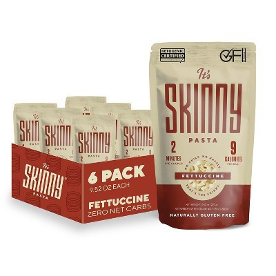 It’s Skinny Low Carb Pasta - Pre-cooked Fettuccine Pasta, Konjac Shirataki Noodles, Gluten Free, Vegan and Keto-Friendly (6-pack) | Target