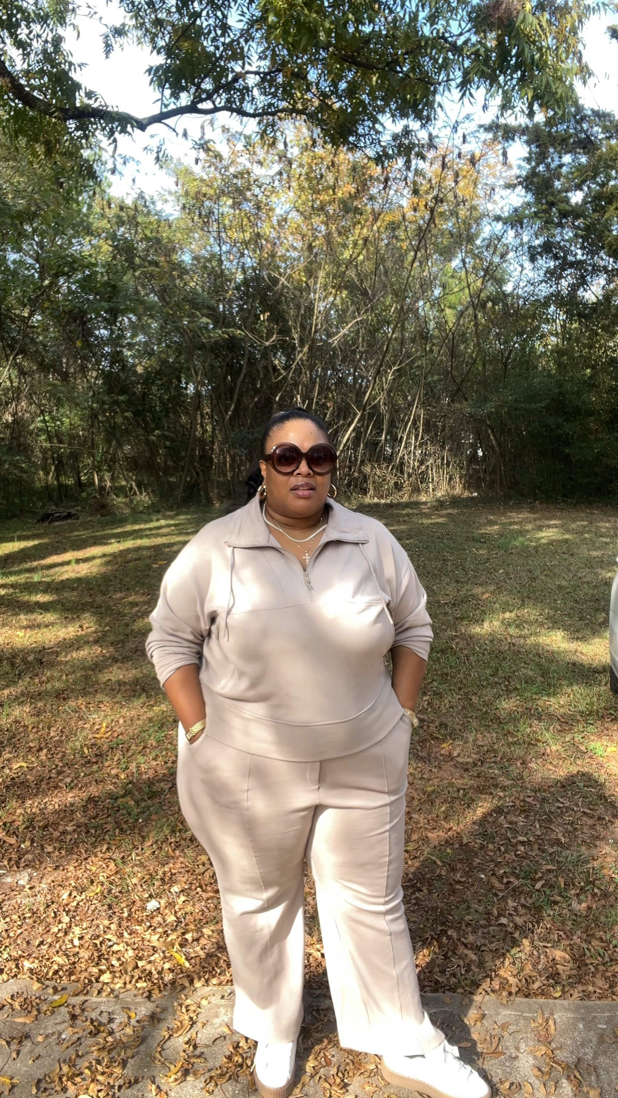 Stepping out today in one of my fall/winter essentials from Old Navy. This sweatsuit is all about easy comfort with just the right style. Plus, it’s on sale, so you know I had to share. With a few accessories, I’m good to go!

#LTKFindsUnder50 #LTKPlusSize #LTKStyleTip