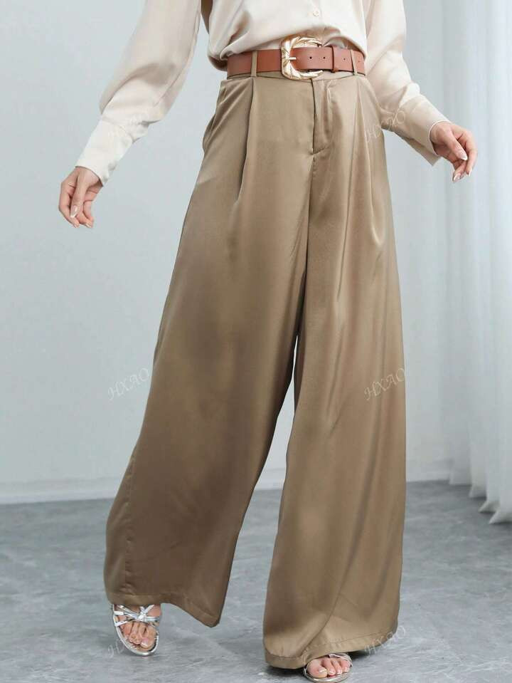 Women's Pants Baggy Wide Pants Woman Spring Summer Fashion Trousers Wide Leg High Waist Pants Cas... | SHEIN
