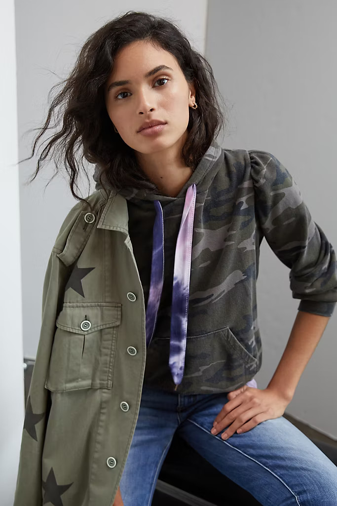 Weekender Puff-Sleeved Hoodie | Anthropologie (US)