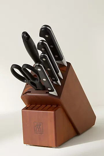Zwilling Pro 7-Piece Knife Block Set | Anthropologie (US)