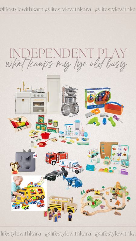 AJs current favorite toys for independent play in the play room! 

#LTKGiftGuide #LTKkids #LTKfamily