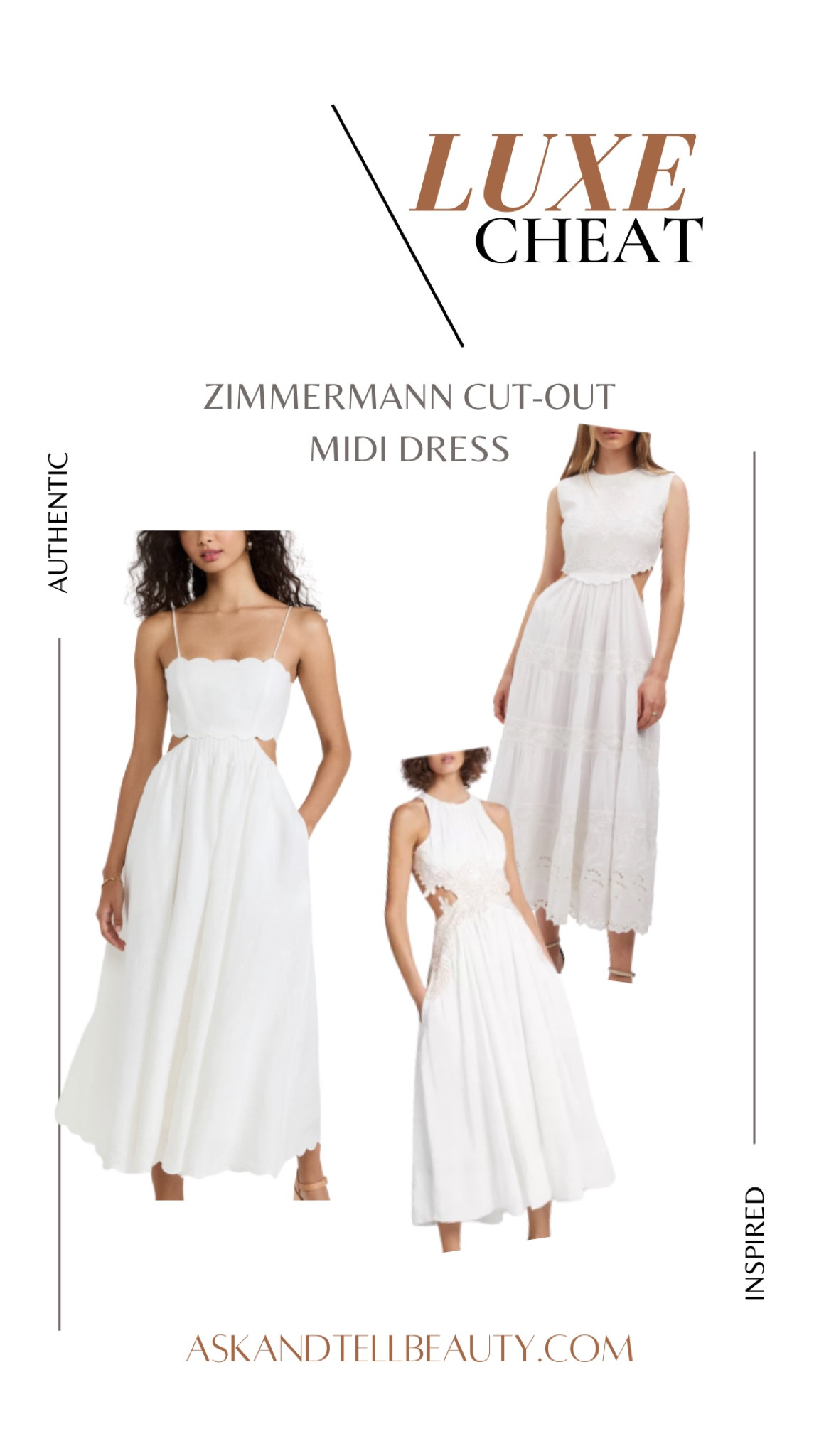 LUXE CHEAT // Zimmermann cut-out midi dress 

Spring dress, dress, white dress, dresses, Zimmermann, Zimmermann dress, spring outfit, midi dress, white dresses, white dress style, look for less, sale dress, summer dress

#LTKSeasonal #LTKFind #LTKstyletip