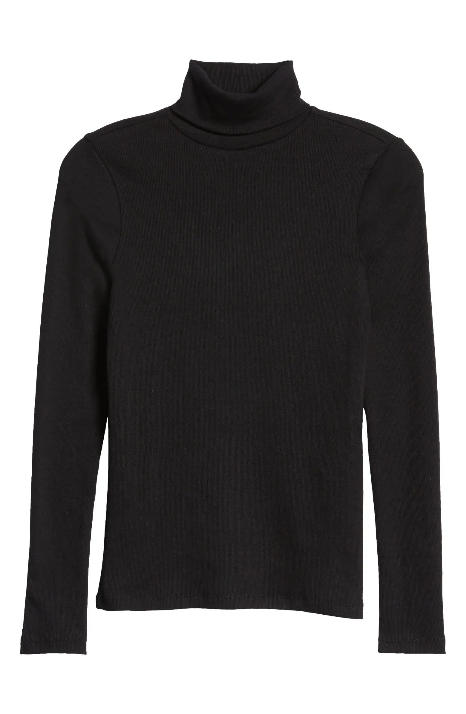 Turtleneck Ribbed Top | Nordstrom