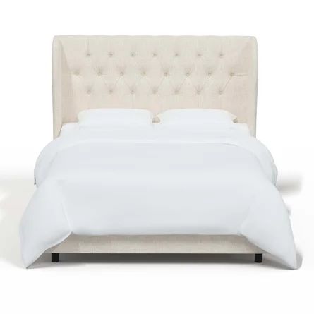 Birch Lane™ Tomey Canterbury Tufted Upholstered Low Profile Standard Bed | Birch Lane | Wayfair North America