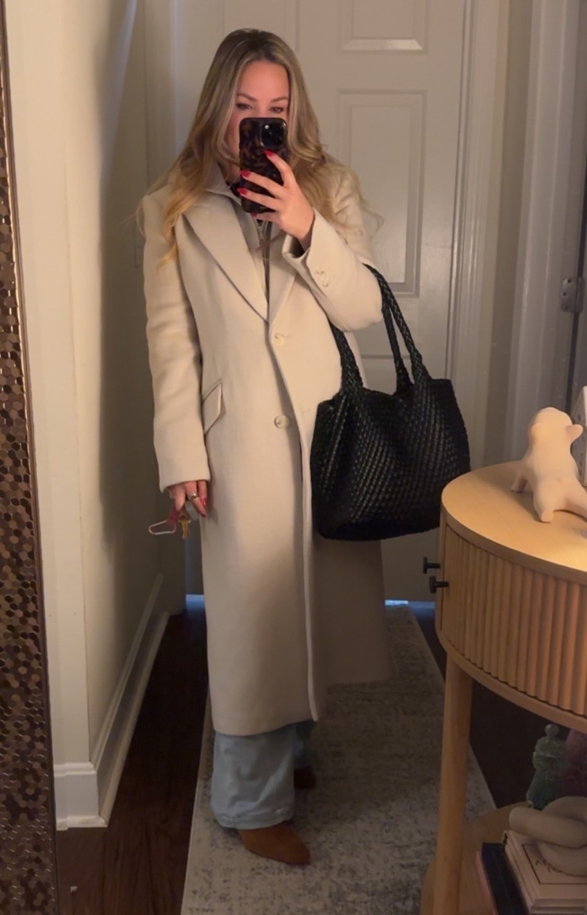 Love this cream/ivory coat from evereve 
runs a little big- wearing size medium 
Gorgeous coat 
Winter coat 
Dressy coat 

#LTKCyberWeek #LTKHoliday #LTKSeasonal