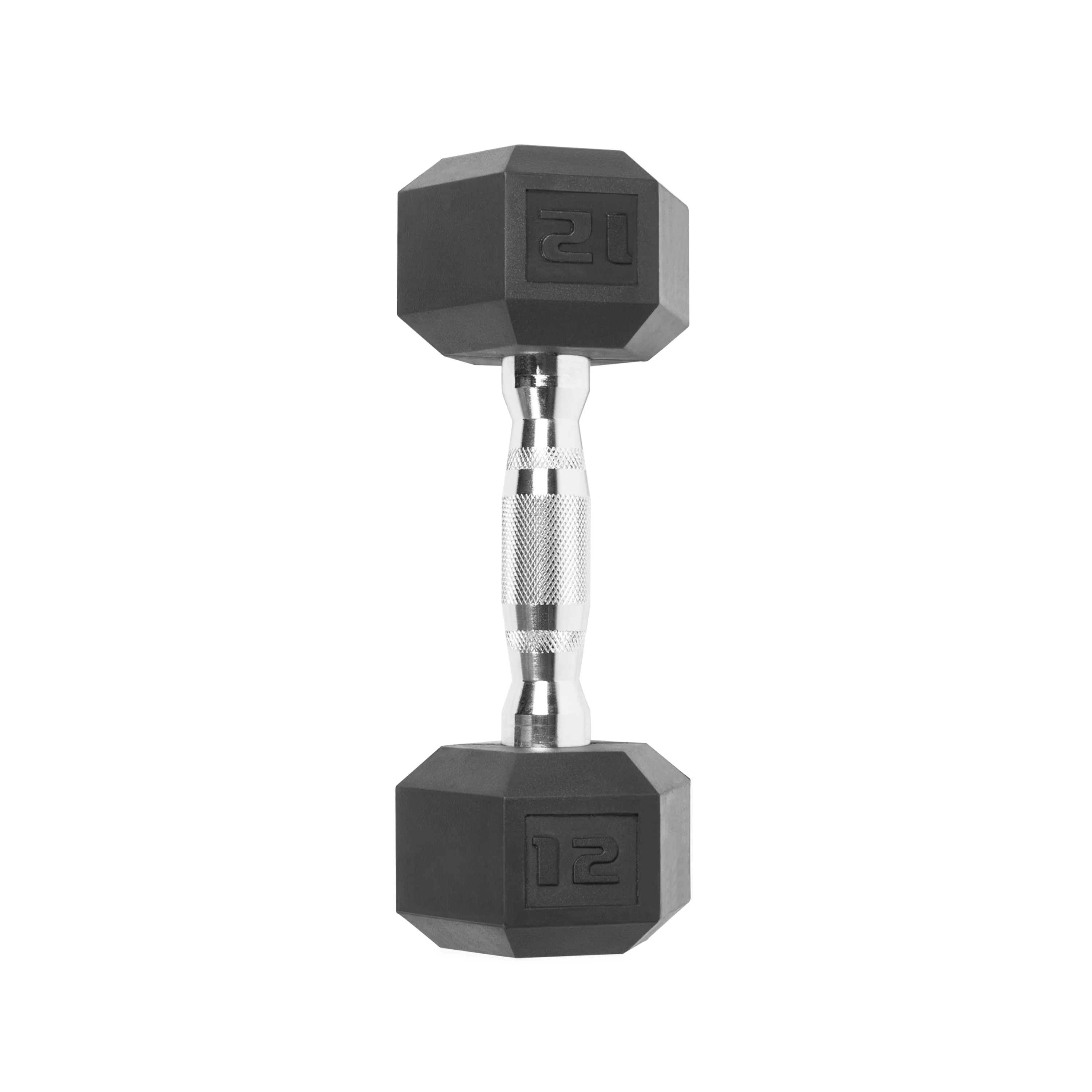 CAP Barbell, 12lb Coated Hex Dumbbell, Single - Walmart.com | Walmart (US)