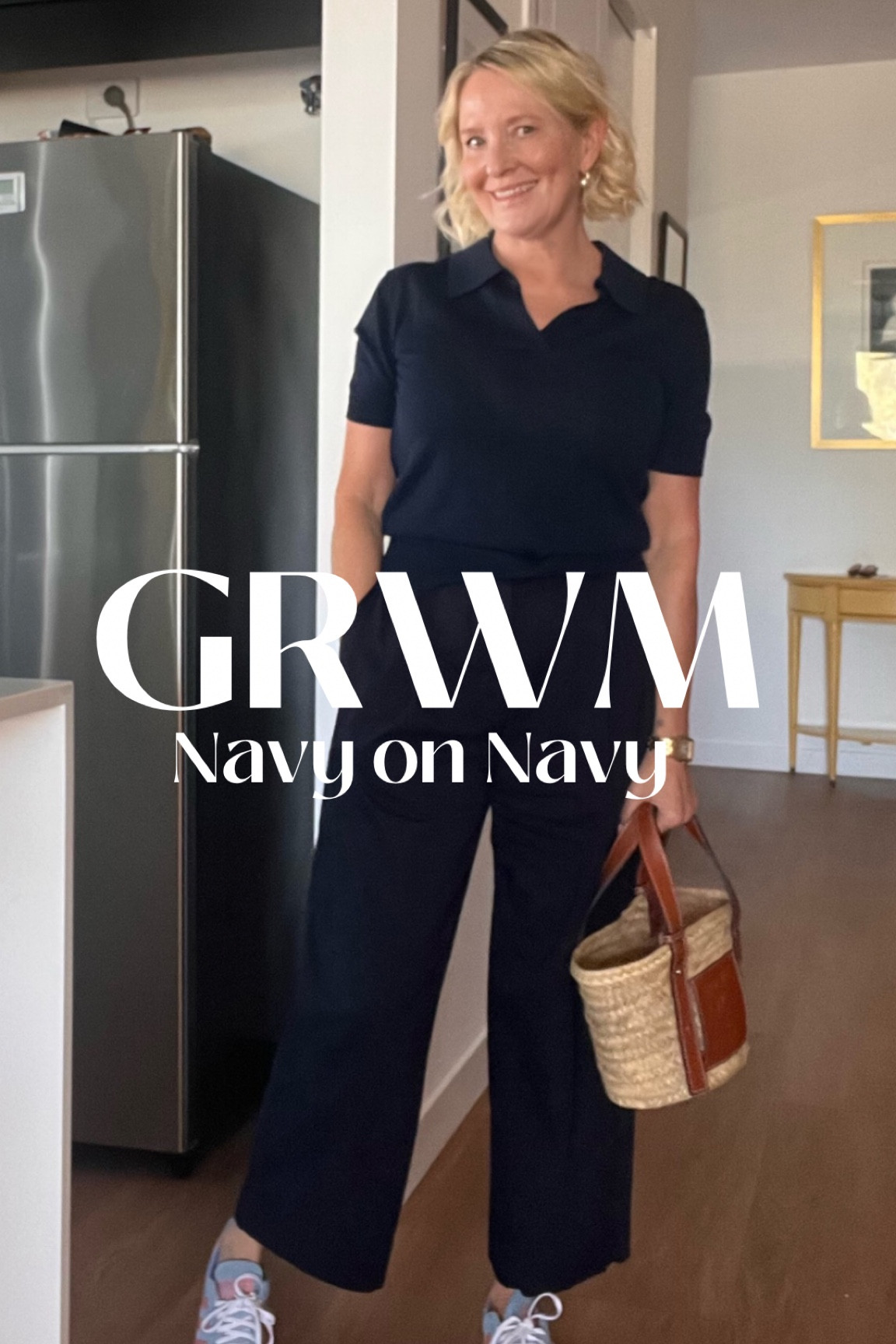 Navy on navy, one of my go-to-looks. 💙

I am 165cm and a standard AUS.  I’m wearing a Medium in the knit and a Size 38 in the pants.

#LTKover40 #LTKaustralia #LTKstyletip