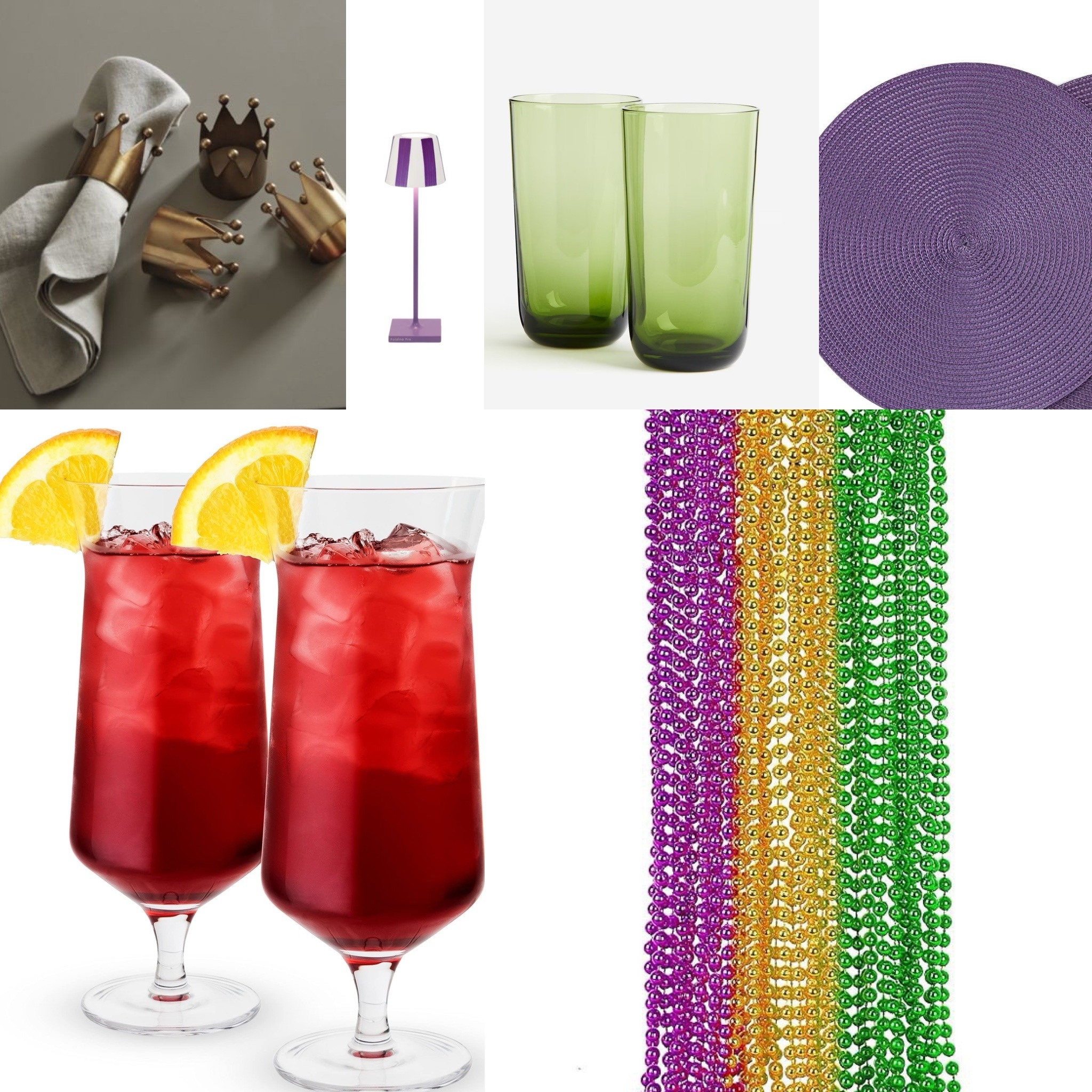 Mardi Gras themed dinner party ⚜️