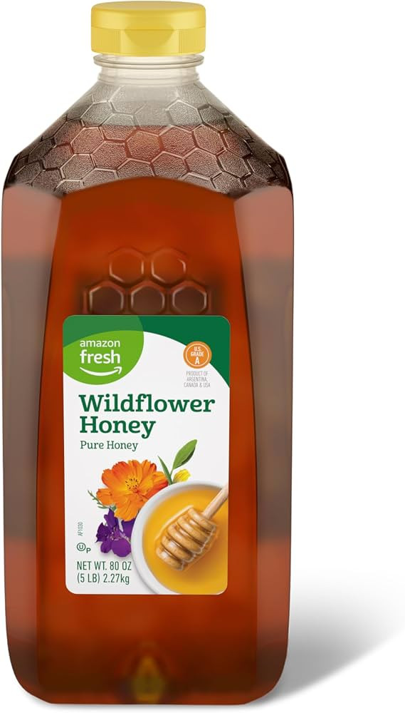 Amazon Fresh, Wildflower Honey, 80 Oz (Previously Happy Belly, Packaging May Vary) | Amazon (US)