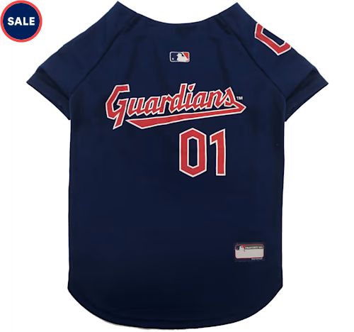Pets First MLB American League Central Jersey for Dogs, Small, Cleveland Guardians | Petco