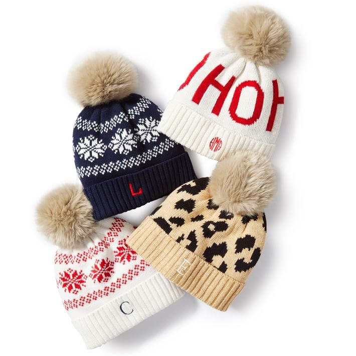 Faux Fur Pom Pom Hat | Mark and Graham