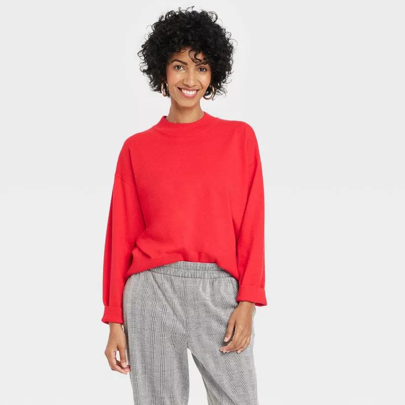 Women's Fine Gauge Crewneck Sweater - A New Day™ | Target