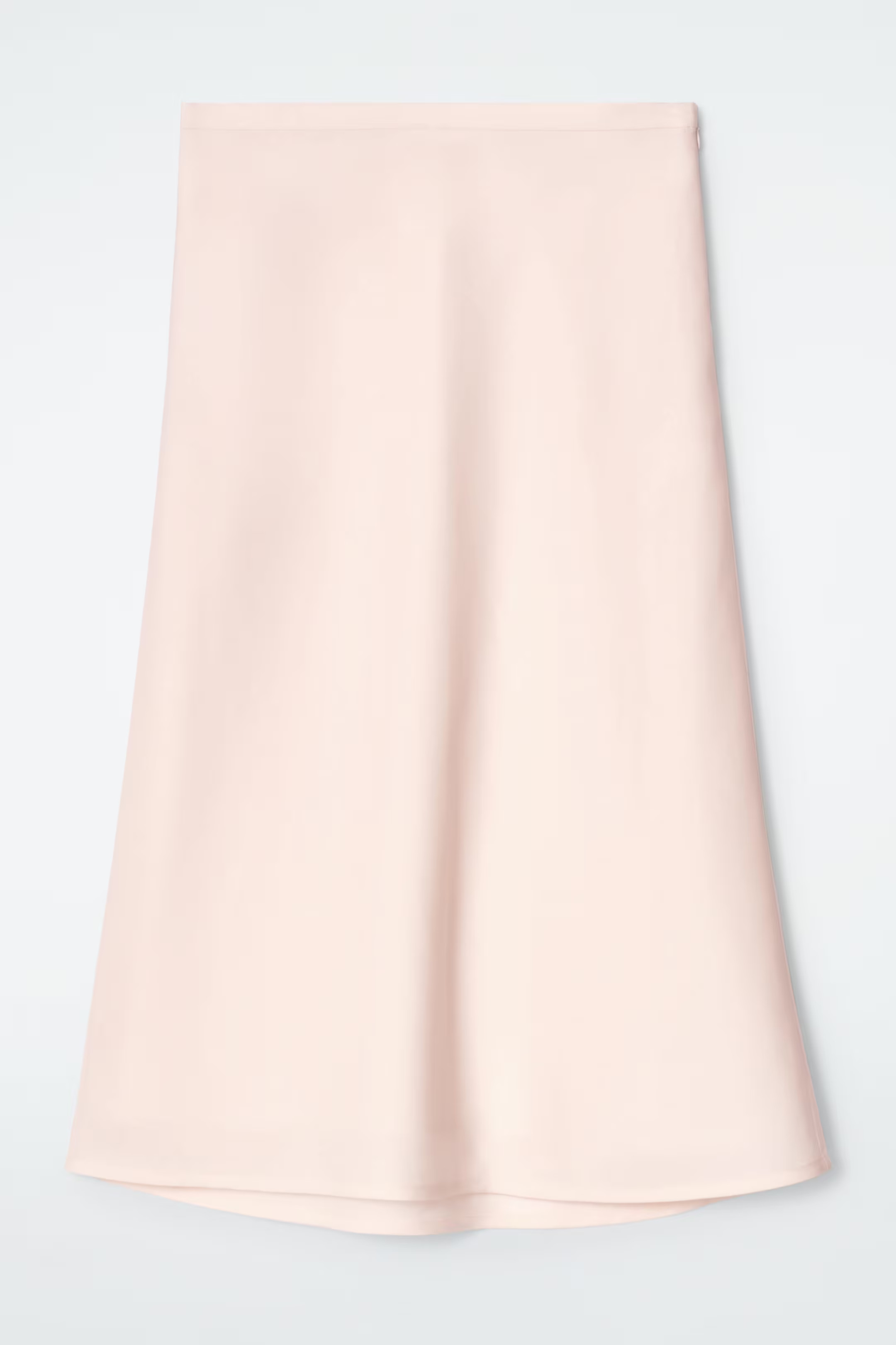 LINEN-BLEND MIDI COLUMN SKIRT - LIGHT PINK | COS UK