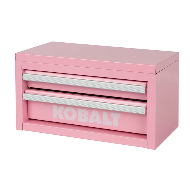 Kobalt Portable Mini Toolbox 10.83-in W x 5.91-in H x 5.91-in D 2 -Drawer Pink Steel Tool Box Low... | Lowe's