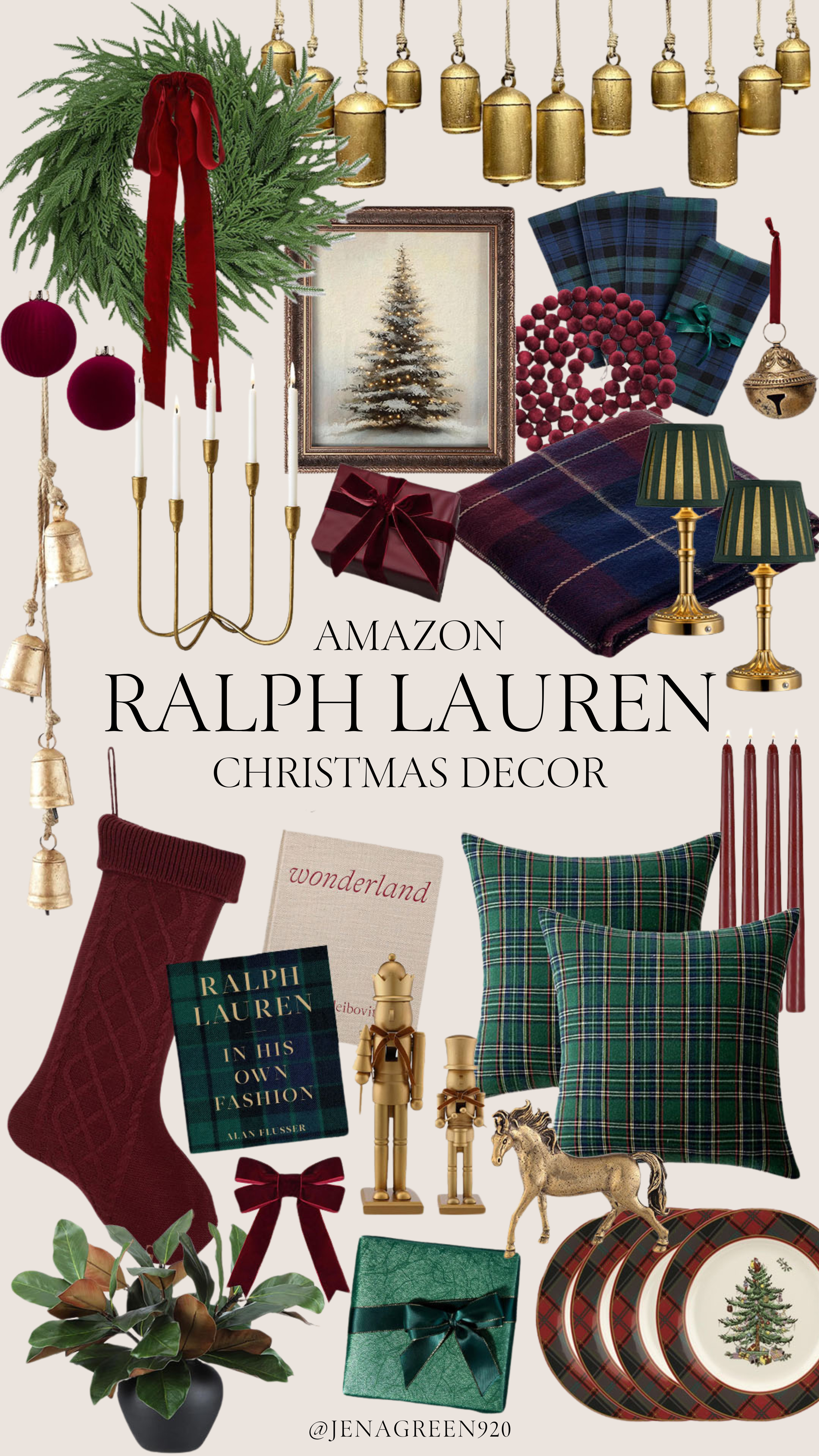 Amazon Ralph Lauren Decor | Christmas Decor | Holiday Decor | Ralph Lauren Christmas 

 #LTKHoliday #LTKHome #LTKFindsUnder100