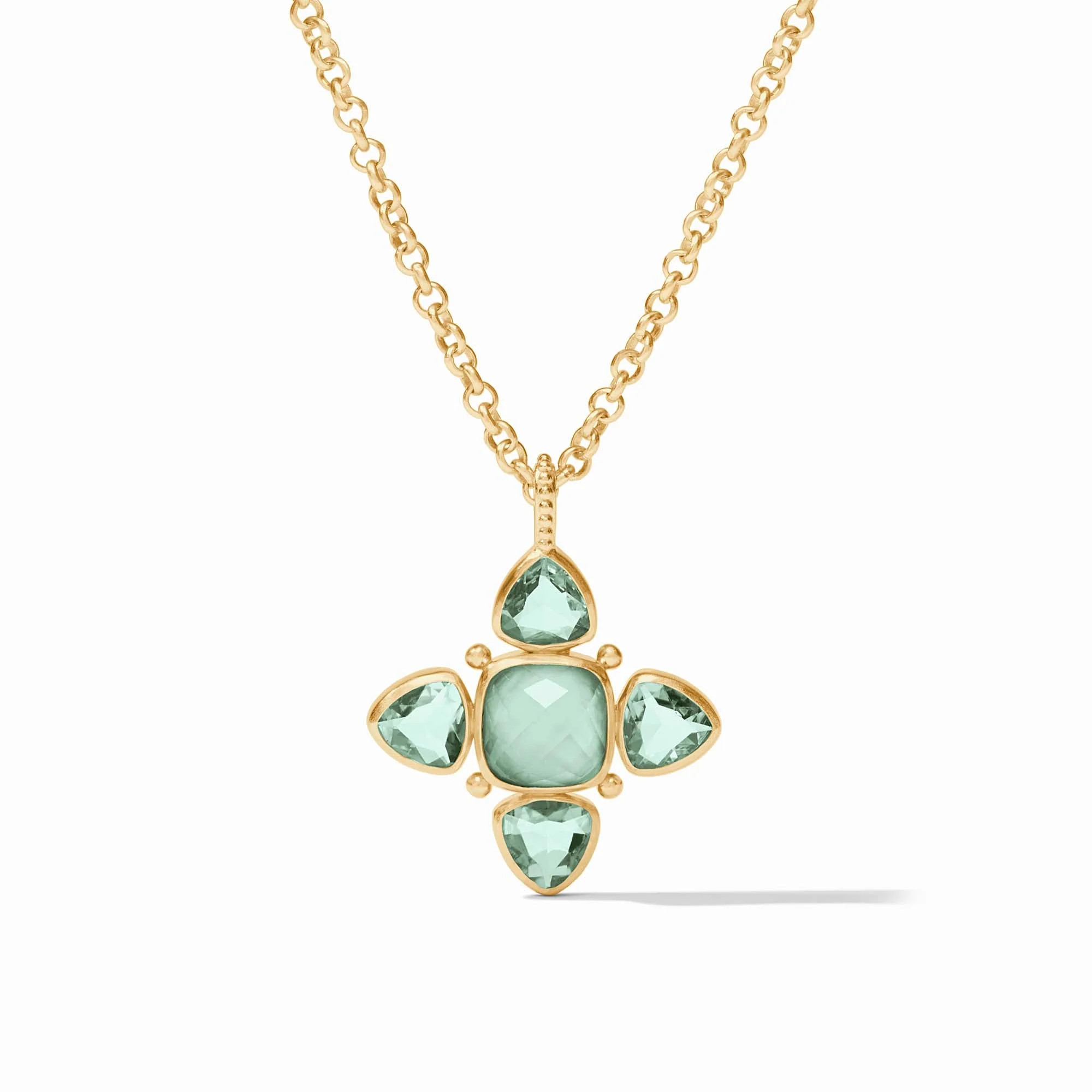 Aquitaine Pendant - Long Gold Pendant Necklace | Julie Vos | Julie Vos