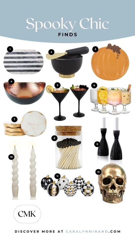 Spooky home finds! Perfect for entertaining and decorating your home for Halloween 👻 🖤

#LTKhome #LTKHalloween #LTKstyletip