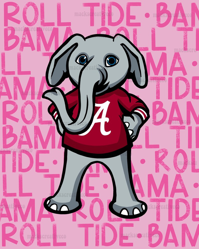 University of Alabama Print  Fun Alabama Art  Alabama Art  - Etsy | Etsy (US)