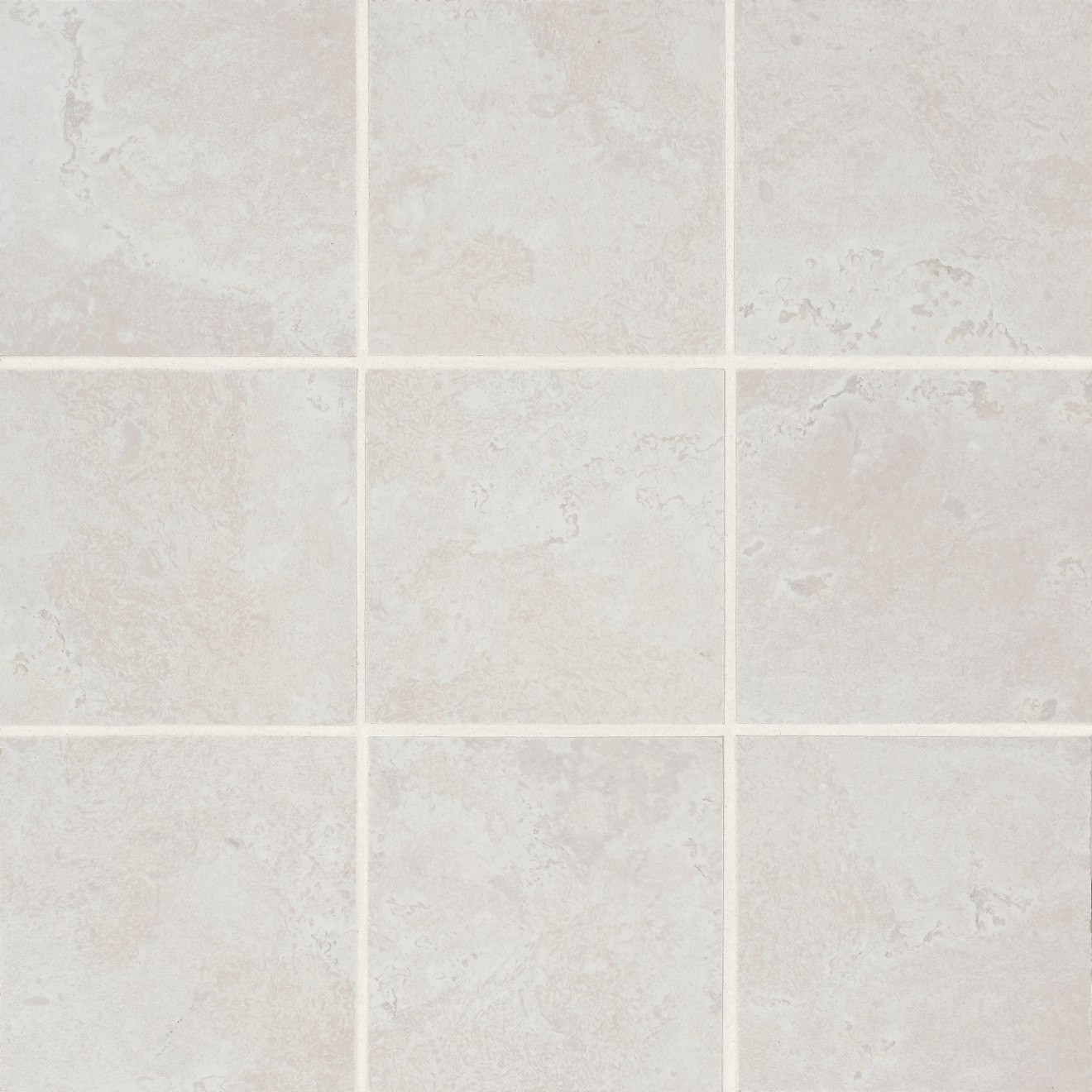 Thaddeus 4" x 4" Matte Porcelain Mosaic Tile in White | Bedrosians Tile and Stone