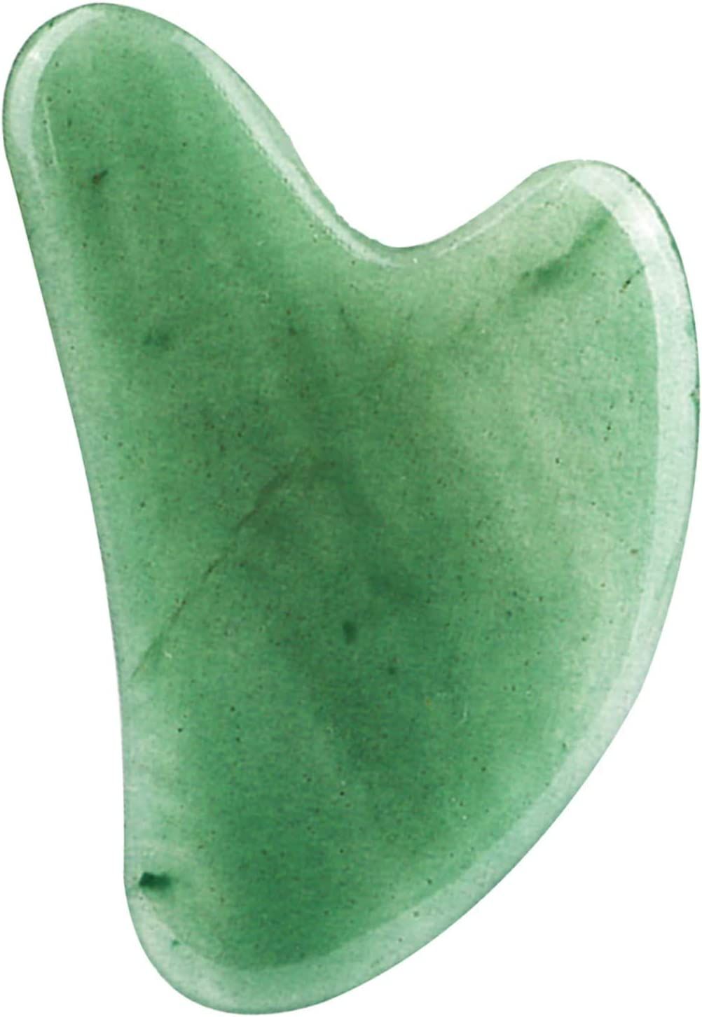 Ina Beauty Large Gua Sha Heart Natural Jade Stone for Face to Lift, Decrease Puffiness and Tighte... | Amazon (US)