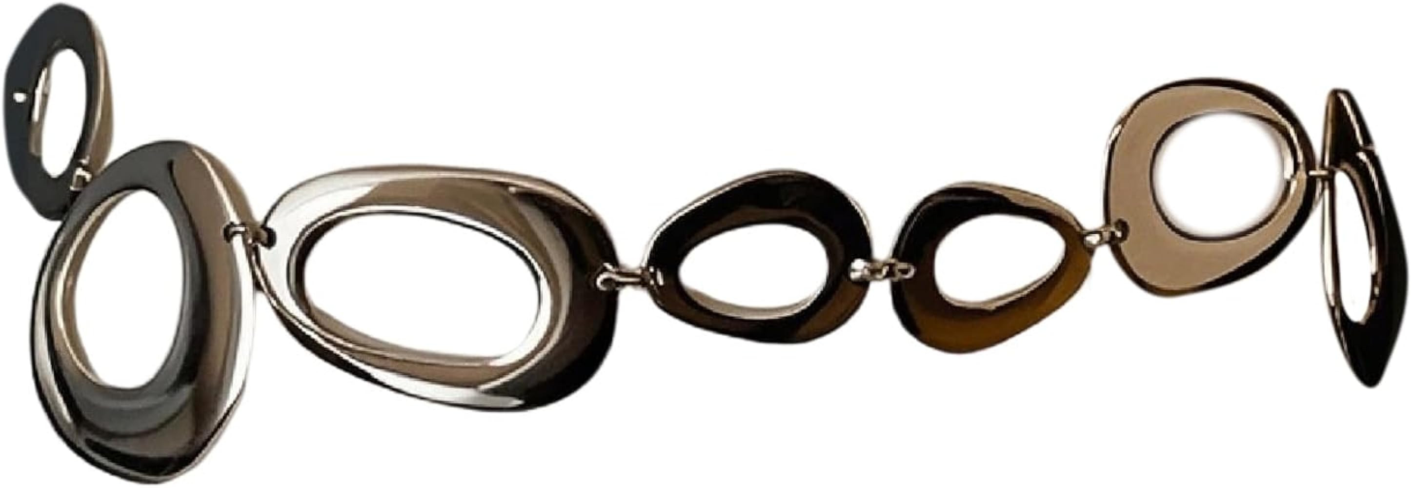 MAKEMECHIC Women's Metal Waist Chain Belt Chunky Belly Jewelry for Jeans Dresses | Amazon (US)