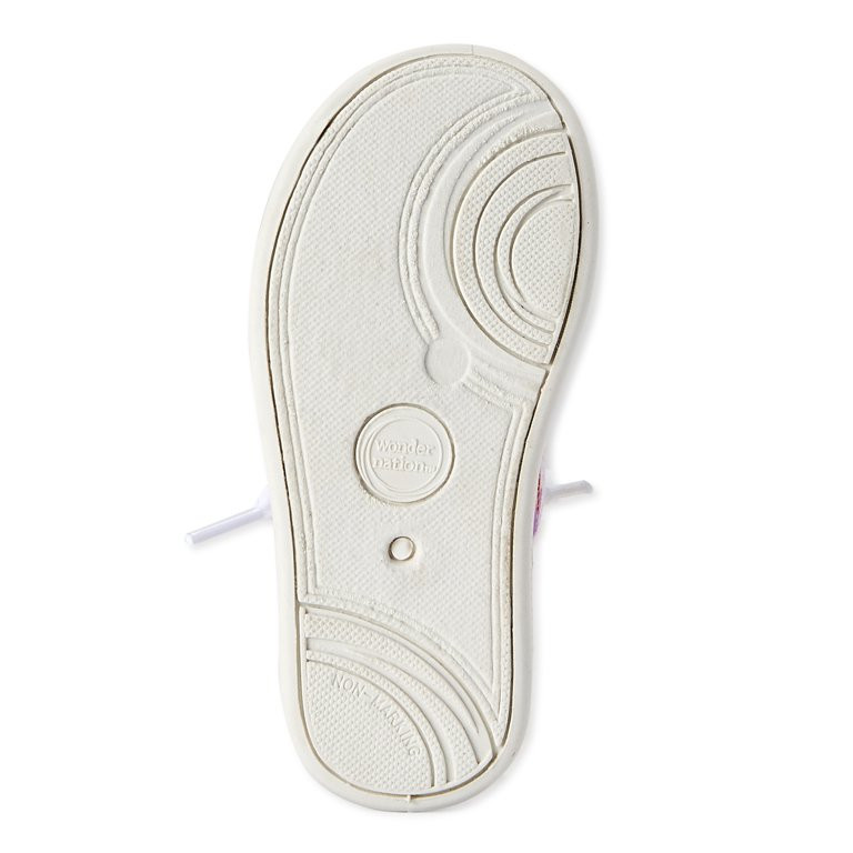 Wonder Nation Toddler Girls Casual Bump Toe Shoes - Walmart.com | Walmart (US)