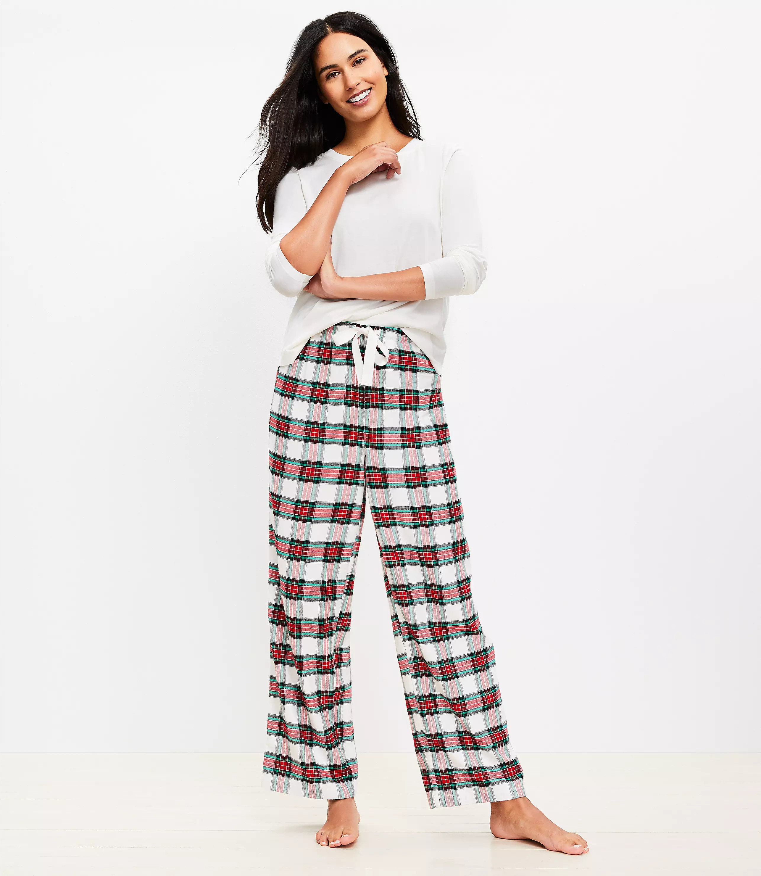 Plaid Pajama Pants | LOFT