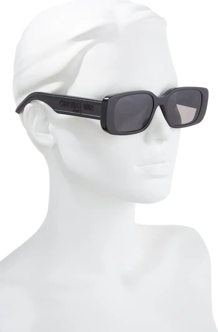 DIOR Wildior S2U 53mm Rectangular Sunglasses | Nordstrom | Nordstrom