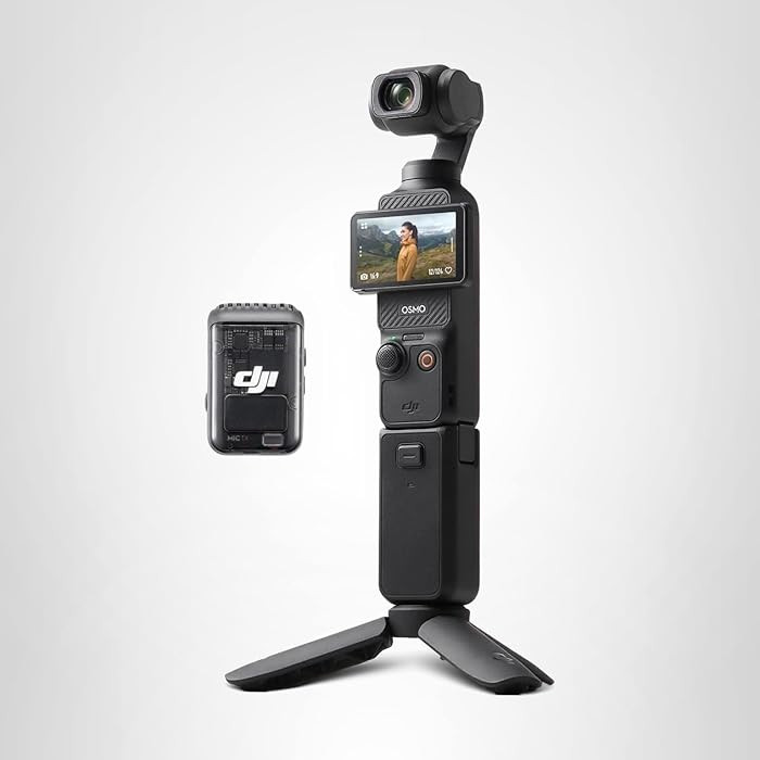 DJI Osmo Pocket 3 Creator Combo, 1'' CMOS, 4K Resolution/120fps Vlog Camera, 3-Axis Stabilization... | Amazon (US)