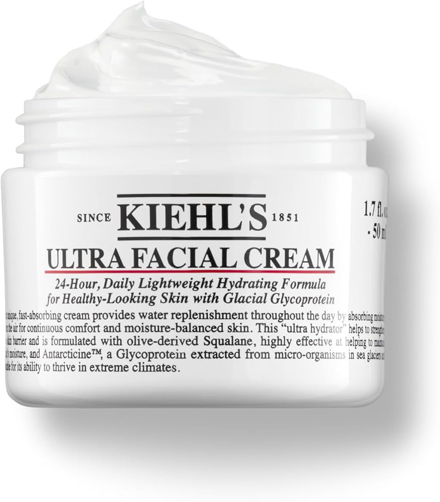 Kiehl's Ultra Facial Cream, with 4.5% Squalane to Strengthen Skin's Moisture Barrier, Skin Feels ... | Amazon (CA)