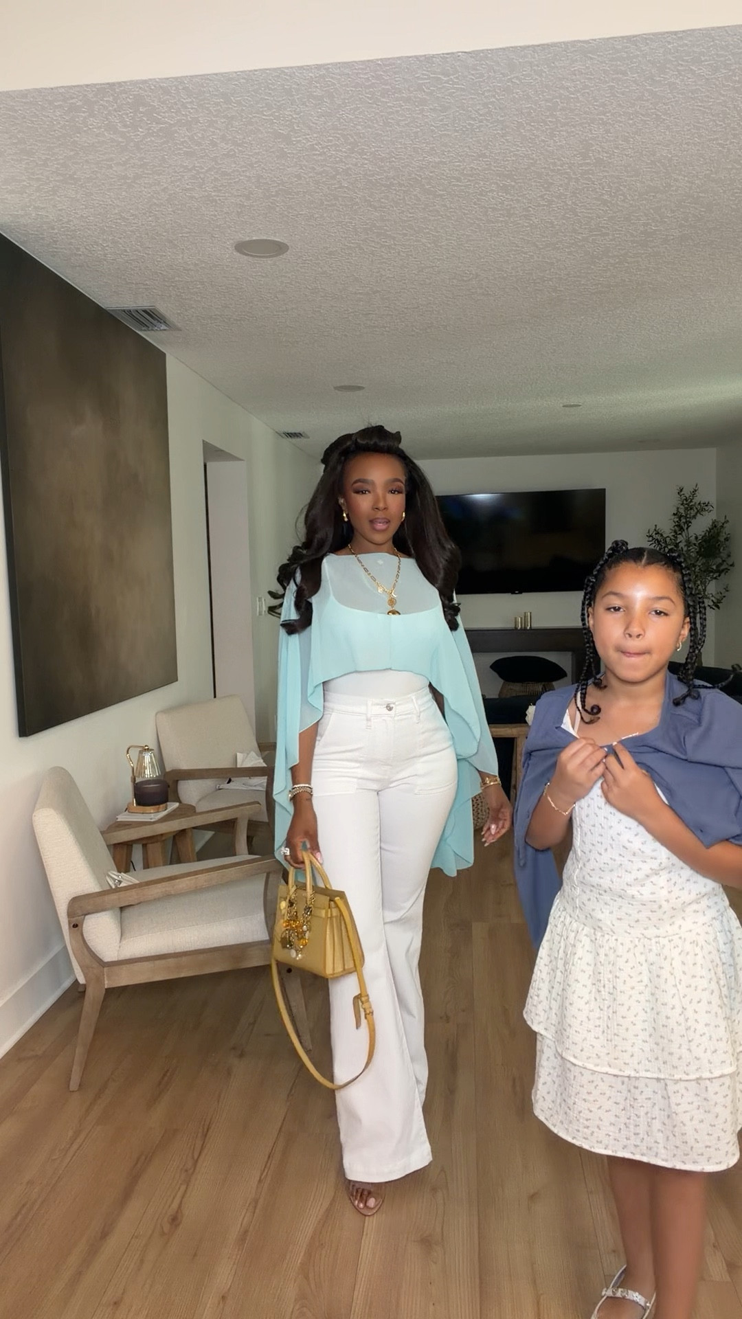 Scroll to shop this elevated mom look 💛

A flowy layered top paired with tailored white denim gives that polished but effortless vibe. Pieces like this are easy to mix and match for multiple outfits, making your cost per wear drop over time.

Perfect for brunch, church, family outings, and daytime events.

📏 Measurements: 5’4”, 140 lbs, 34D bust, 27” waist, 40” hips

Follow me on Instagram and YouTube @kirasfashionfinds

#LTKootd #LTKvlog #LTKMothersDay