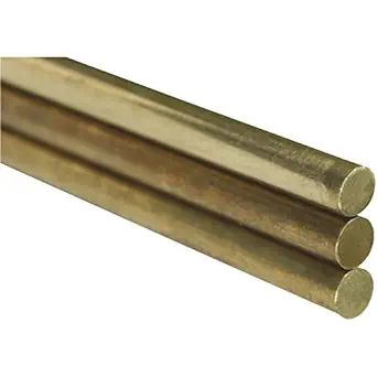 K & S Precision Metals 1167 Round Brass Rod, 3/8 in Dia x 36 in L, 3 Count | Amazon (US)