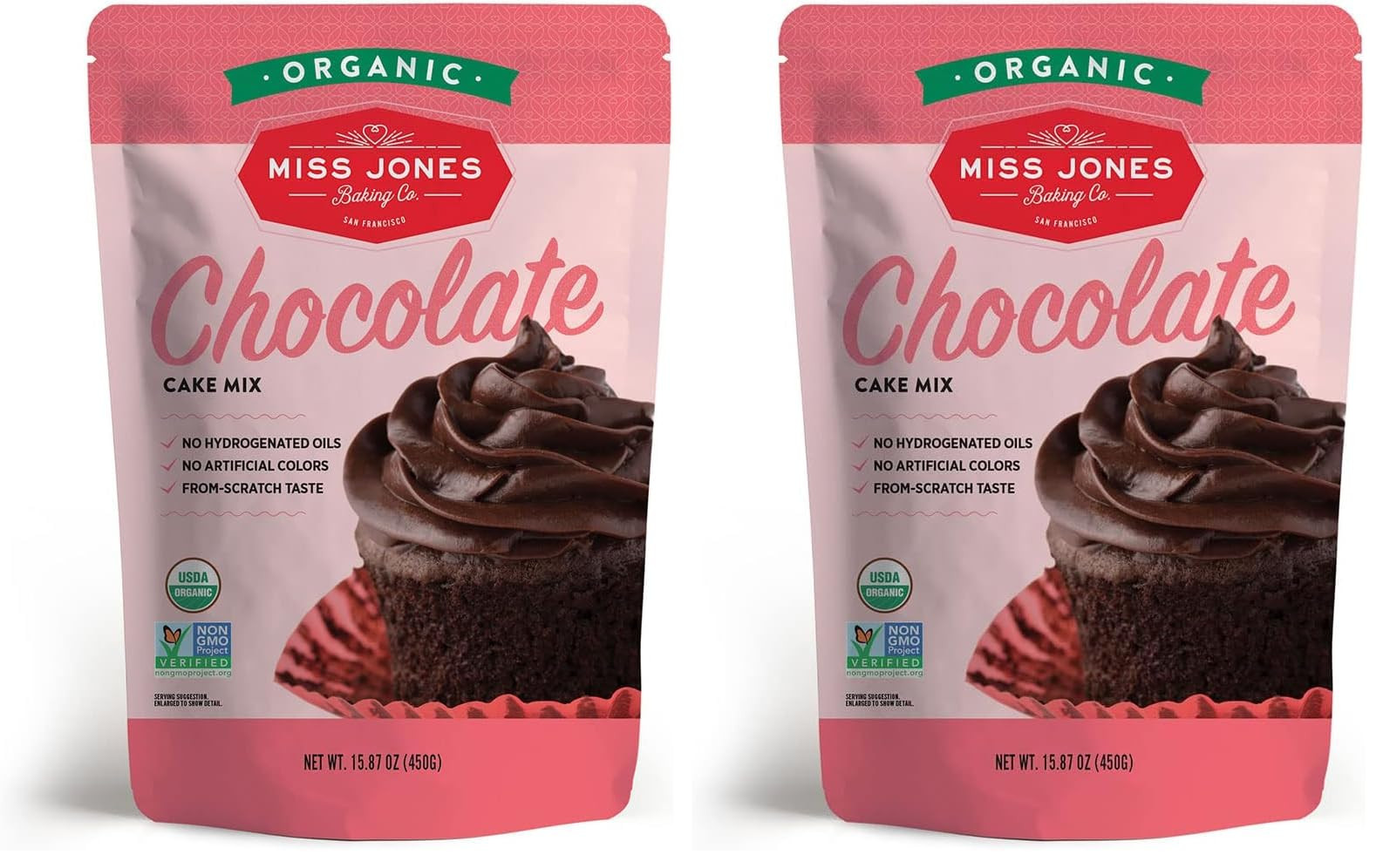 Miss Jones Baking Organic Cake and Cupcake Mix, Non-GMO, Vegan-Friendly, Moist and Fluffy: Chocol... | Amazon (US)