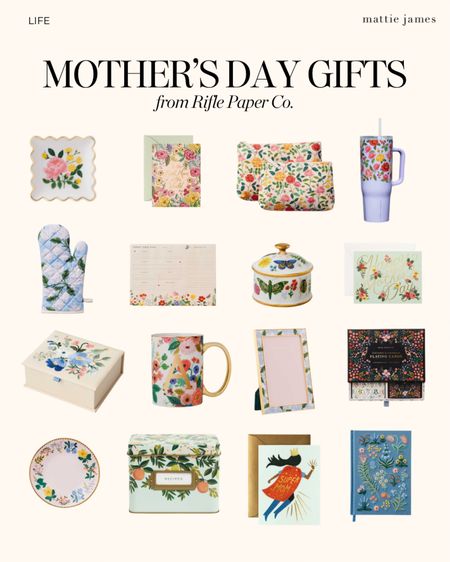 Mother’s Day gift ideas from my faves @riflepaperco - use code MATTIE20 for 20% off thru May 20, 2024. (Exclusions may apply.)

#LTKGiftGuide #LTKfindsunder100 #LTKfindsunder50